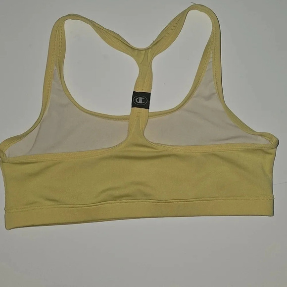 YELLOW Vintage Champion Sport bra/swim top - Picture 2 of 3